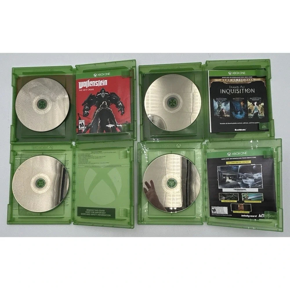Xbox One Games Lot Of 8 Call Of Duty Halo Inquisition Wolfenstein CIB